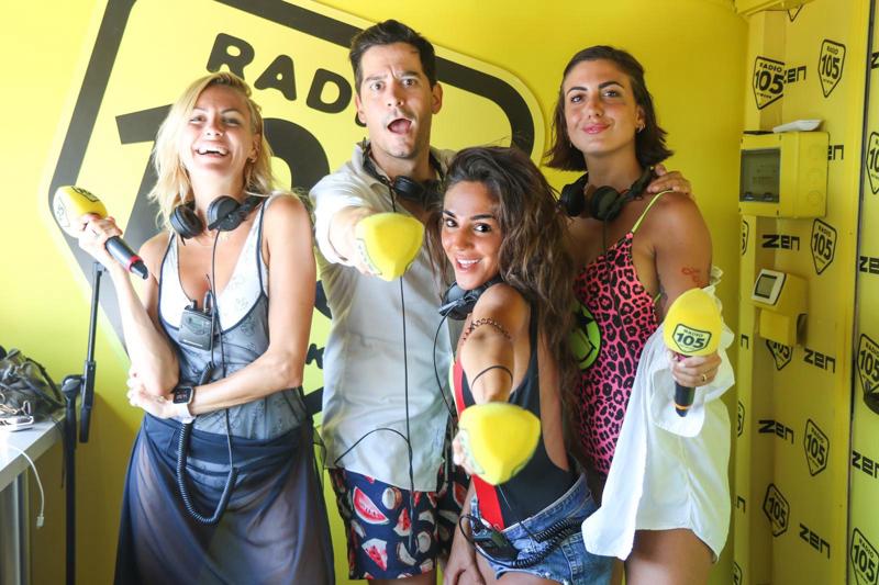 Chiara Carcano, Alessandra Gallocchio e Arianna Bertoncelli on air con 105 Zen Chiara Carcano, Alessandra Gallocchio e Arianna Bertoncelli on air con 105 Zen