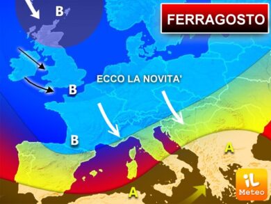 Previsioni meteo: Ferragosto fresco e ventoso ma poi torna il caldo