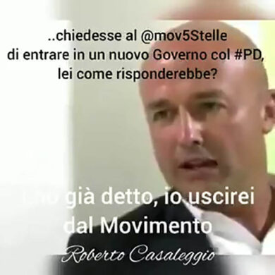 Roberto Casaleggio “redivivo” : “Accordo M5s-Pd? Lascerei il Movimento”