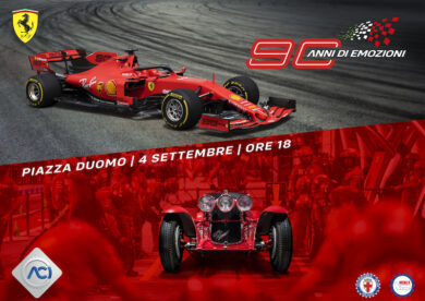 Aci e Ferrari insieme per celebrare il 90° Gran Premio d’Italia