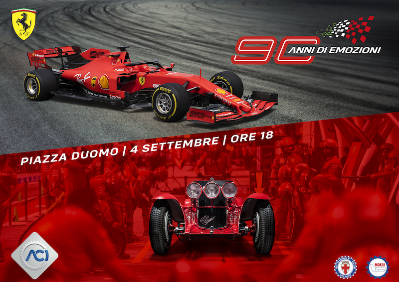 Aci e Ferrari insieme per celebrare il 90° Gran Premio d’Italia Aci e Ferrari insieme per celebrare il 90° Gran Premio d’Italia