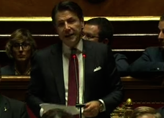 IL TESTO INTEGRALE DEL DISCORSO DI GIUSEPPE CONTE AL SENATO IL TESTO INTEGRALE DEL DISCORSO DI GIUSEPPE CONTE AL SENATO