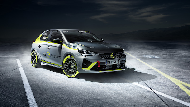 Francoforte 2019 : Opel svela la prima  un’auto da rally elettrica