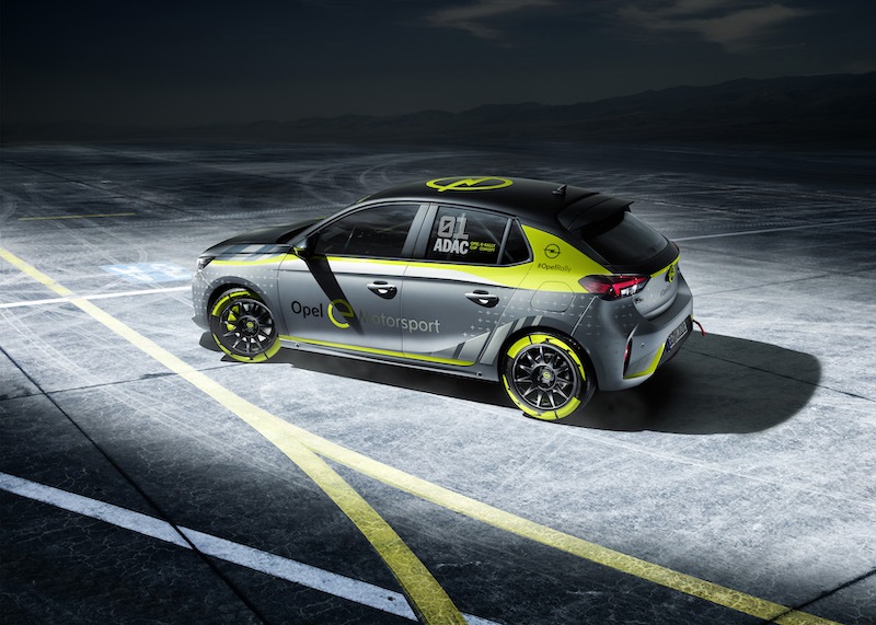 Francoforte 2019 : Opel svela la prima  un’auto da rally elettrica