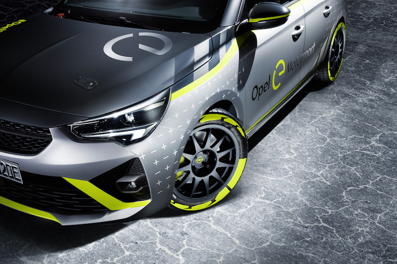 Francoforte 2019 : Opel svela la prima  un’auto da rally elettrica
