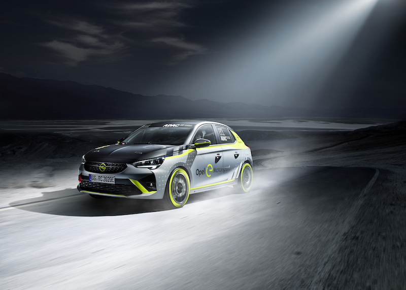 Francoforte 2019 : Opel svela la prima  un’auto da rally elettrica
