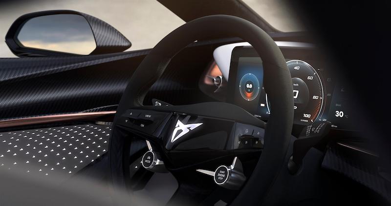 CUPRA rivela l’interno della concept car completamente elettrica CUPRA rivela l’interno della concept car completamente elettrica