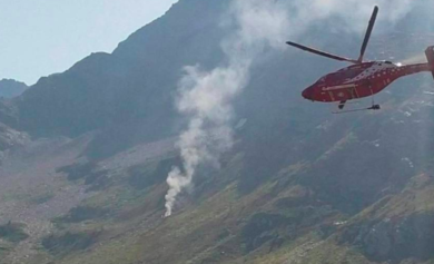 Aereo turismo precipita sul colle del Sempione, tre morti