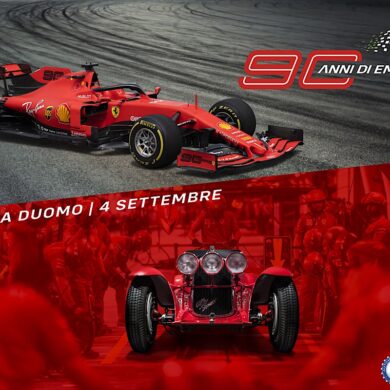 Parata di stelle a Milano per i 90 anni del GP Italia e della Scuderia Ferrari