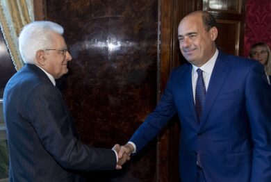 Consultazioni, Zingaretti: ‘Sostegno al tentativo di formare un nuovo governo”