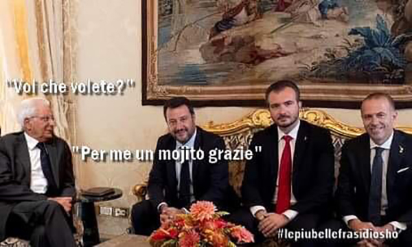 Crisi, boom ironia social. Salvini, Di Maio, Mattarella: i meme più divertenti Crisi, boom ironia social. Salvini, Di Maio, Mattarella: i meme più divertenti