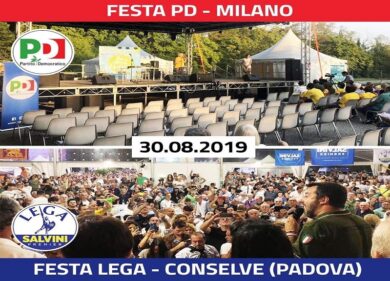 La sfida inutile tra le piazze di Salvini e dei Dem. Commento