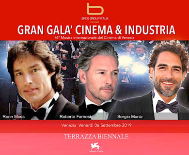 Venezia 76, al Gran Galà Cinema & Industria Ronn Moss, Muniz e Roberto Farnesi
