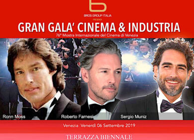 Venezia 76: Ron Ross, Sergio Muniz e Roberto Farnesi alla Terrazza Biennale