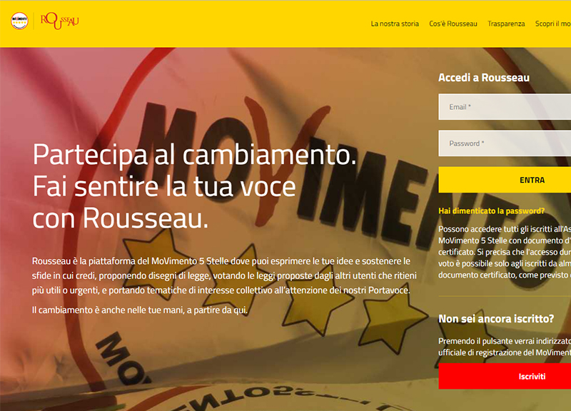 Rousseau, per il M5S è il giorno del Giudizio Rousseau, per il M5S è il giorno del Giudizio