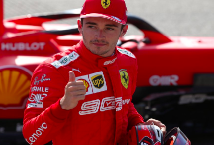 Ferrari e Aci: in piazza Duomo Charles Leclerc e Sebastian Vettel Ferrari e Aci: in piazza Duomo Charles Leclerc e Sebastian Vettel