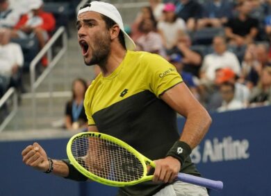 Tennis, Matteo Berrettini nella storia. L’italiano è in semifinale Us Open
