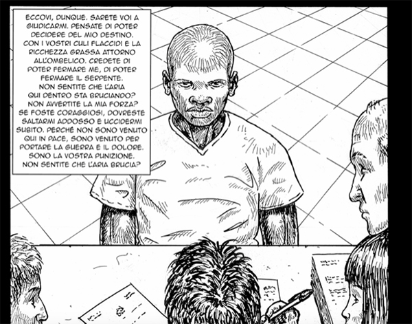 Migrante che accoltella i passanti. Arriva Adam, il fumetto anti-invasione