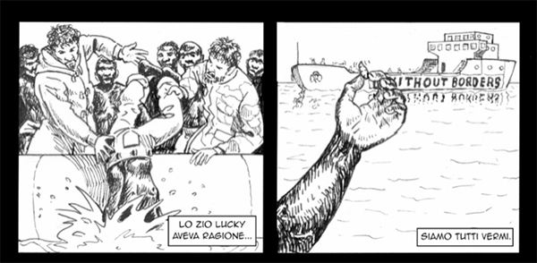 Migrante che accoltella i passanti. Arriva Adam, il fumetto anti-invasione