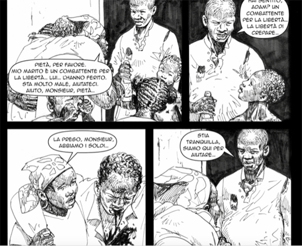 Migrante che accoltella i passanti. Arriva Adam, il fumetto anti-invasione