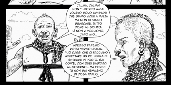 Migrante che accoltella i passanti. Arriva Adam, il fumetto anti-invasione