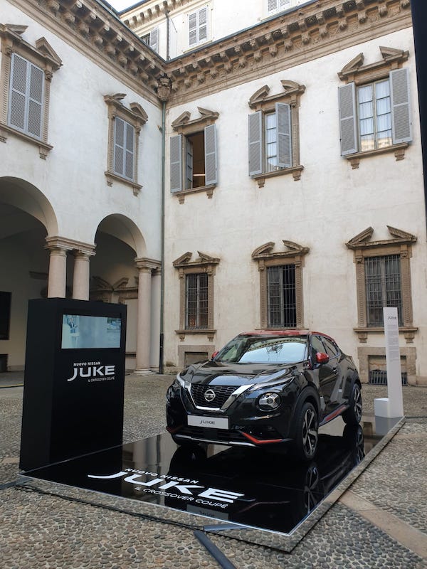 Nuovo Nissan JUKE protagonista della Milano Fashion Week Nuovo Nissan JUKE protagonista della Milano Fashion Week