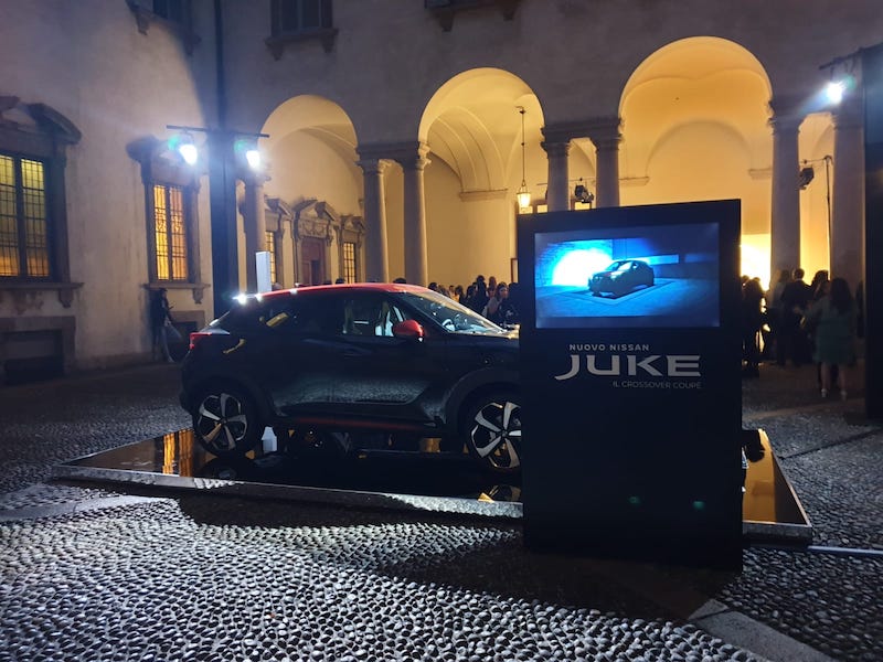 Nuovo Nissan JUKE protagonista della Milano Fashion Week Nuovo Nissan JUKE protagonista della Milano Fashion Week
