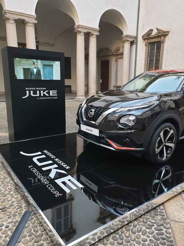 Nuovo Nissan JUKE protagonista della Milano Fashion Week Nuovo Nissan JUKE protagonista della Milano Fashion Week