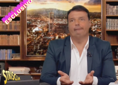 Ascolti Tv, Striscia: il falso fuorionda di Renzi è esilarante (e fa paura)