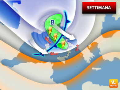 Meteo: martedì di tregua, poi ancora piogge e temporali