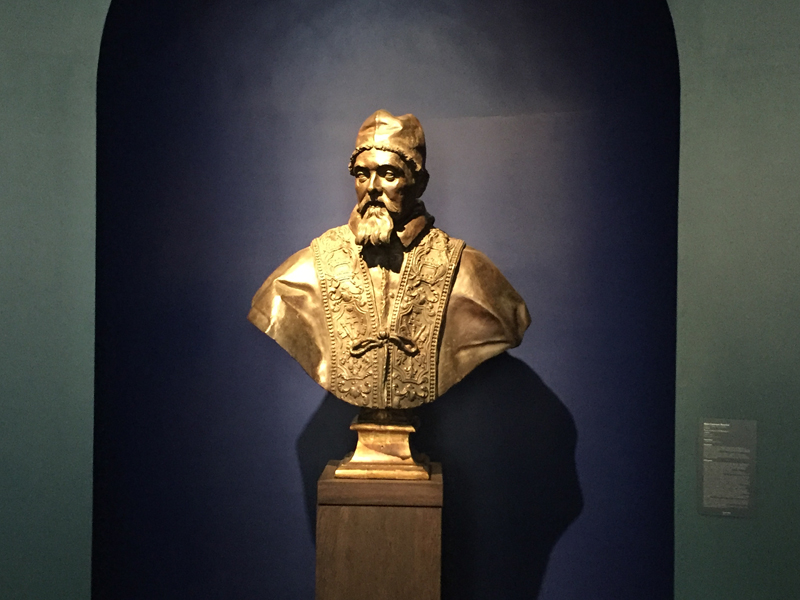 Biennale Antiquariato, la Galleria Borghese e il busto di Papa Urbano VIII Biennale Antiquariato, la Galleria Borghese e il busto di Papa Urbano VIII