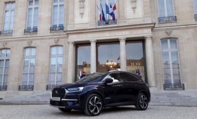 DS 7 CROSSBACK PRESIDENZIALE all’Eliseo per le giornate europee del patrimonio