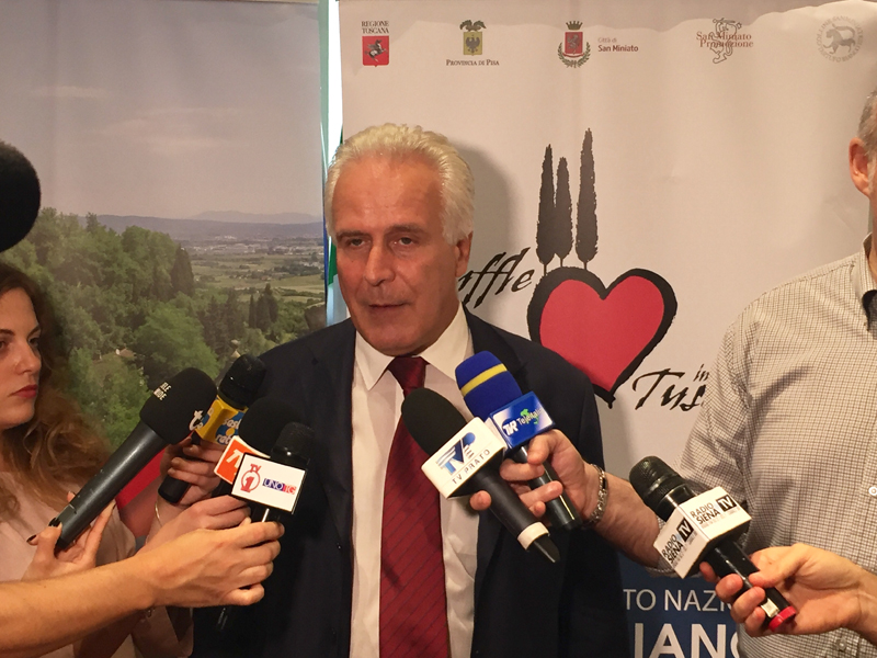 Tartufo bianco di San Miniato, presentata a Firenze la 49° mostra mercato Tartufo bianco di San Miniato, presentata a Firenze la 49° mostra mercato