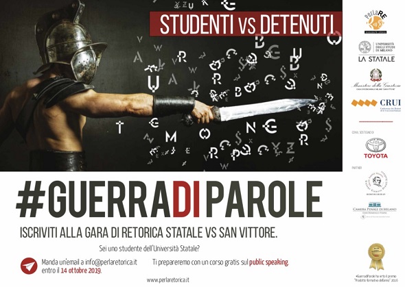 GUERRA DI PAROLE 2019 STUDENTI Gladiatore GUERRA DI PAROLE 2019 STUDENTI Gladiatore