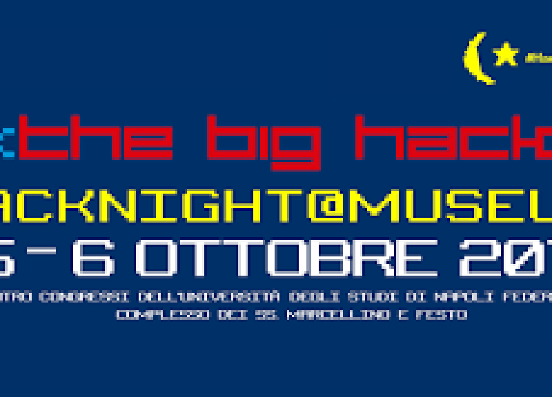 A Napoli da domani la maratona tra sviluppatori di app al The Big Hagh A Napoli da domani la maratona tra sviluppatori di app al The Big Hagh