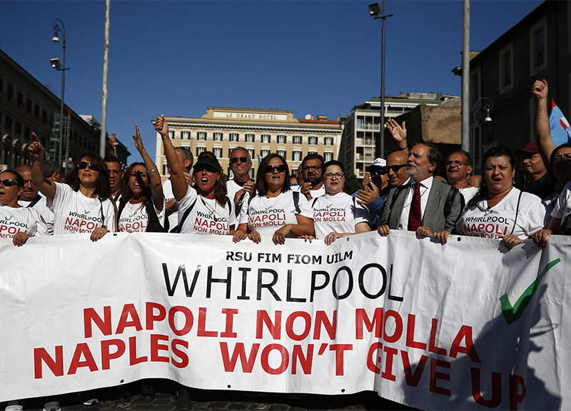 Whirlpool, la crisi ora va da Conte. Ultima chiamata il nove ottobre Whirlpool, la crisi ora va da Conte. Ultima chiamata il nove ottobre