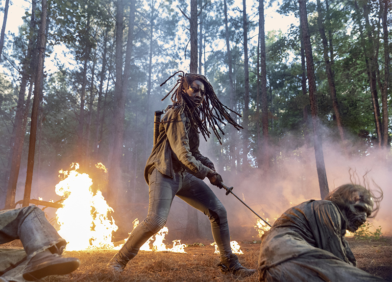 The Walking Dead 10, Michonne al ‘bacio’ d’addio The Walking Dead 10, Michonne al ‘bacio’ d’addio
