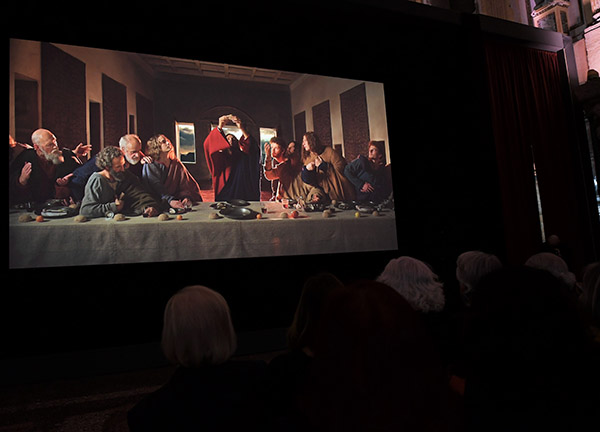 L’arazzo del Cenacolo di Leonardo da Vinci in mostra a Palazzo Reale