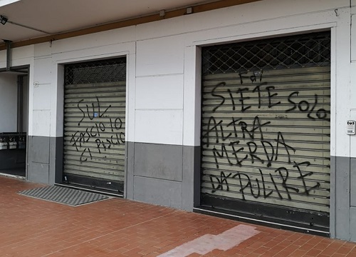 Treviglio, vandalizzata sede di Fratelli d’Italia Treviglio, vandalizzata sede di Fratelli d’Italia