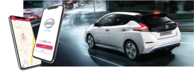 Con l’app Nissan Charge ricaricare la Leaf è sempre più semplice