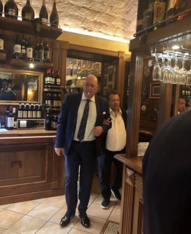 Cecchi Gori, prima cena fuori dal Gemelli con il medico di fiducia De Luca