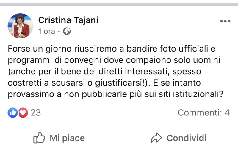 Altra foto istituzionale con soli uomini, Tajani: “Si smetta di pubblicarle” Altra foto istituzionale con soli uomini, Tajani: “Si smetta di pubblicarle”