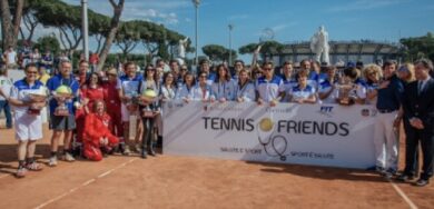 Bagno di vip al Foro italico: arriva Tennis&Friend