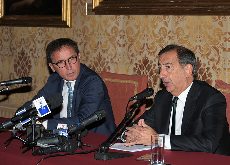 Il ministro Francesco Boccia incontra Giuseppe Sala a Milano.