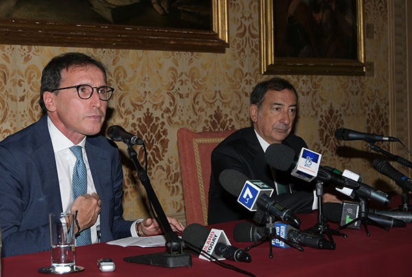 Il ministro Francesco Boccia incontra Giuseppe Sala a Milano.