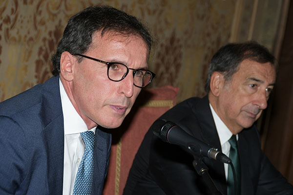 Il ministro Francesco Boccia incontra Giuseppe Sala a Milano.