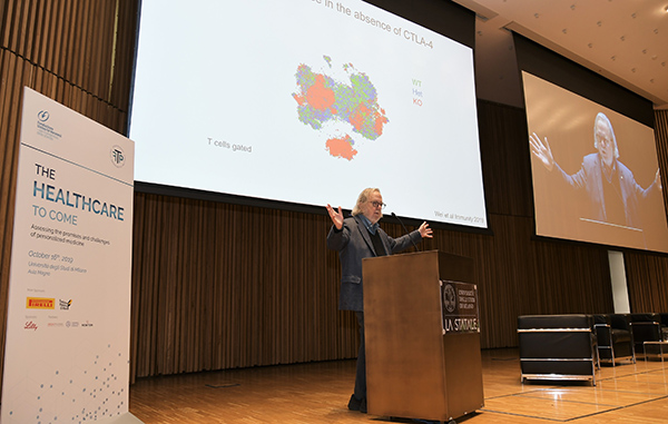 James Patrick Allison premio Nobel per la Medicina 2018 a Milano.