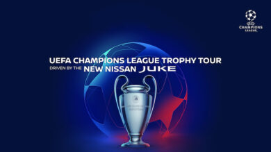 Nissan Juke protagonista della  UEFA Champions League Trophy Tour 2019/20.