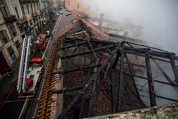 Torino, Cavallerizza Reale incendio: è patrimonio Unesco