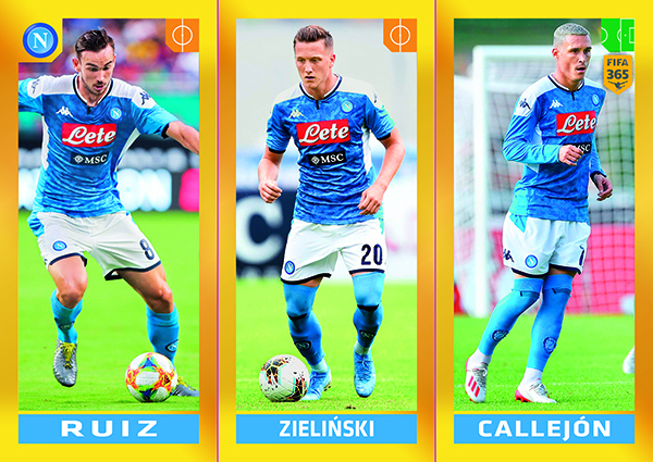 Juventus, Inter e Napoli in Panini Fifa 365, collezione mondiale Juventus, Inter e Napoli in Panini Fifa 365, collezione mondiale